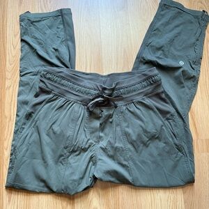 lululemon athletica Olive Track Pants sz 6